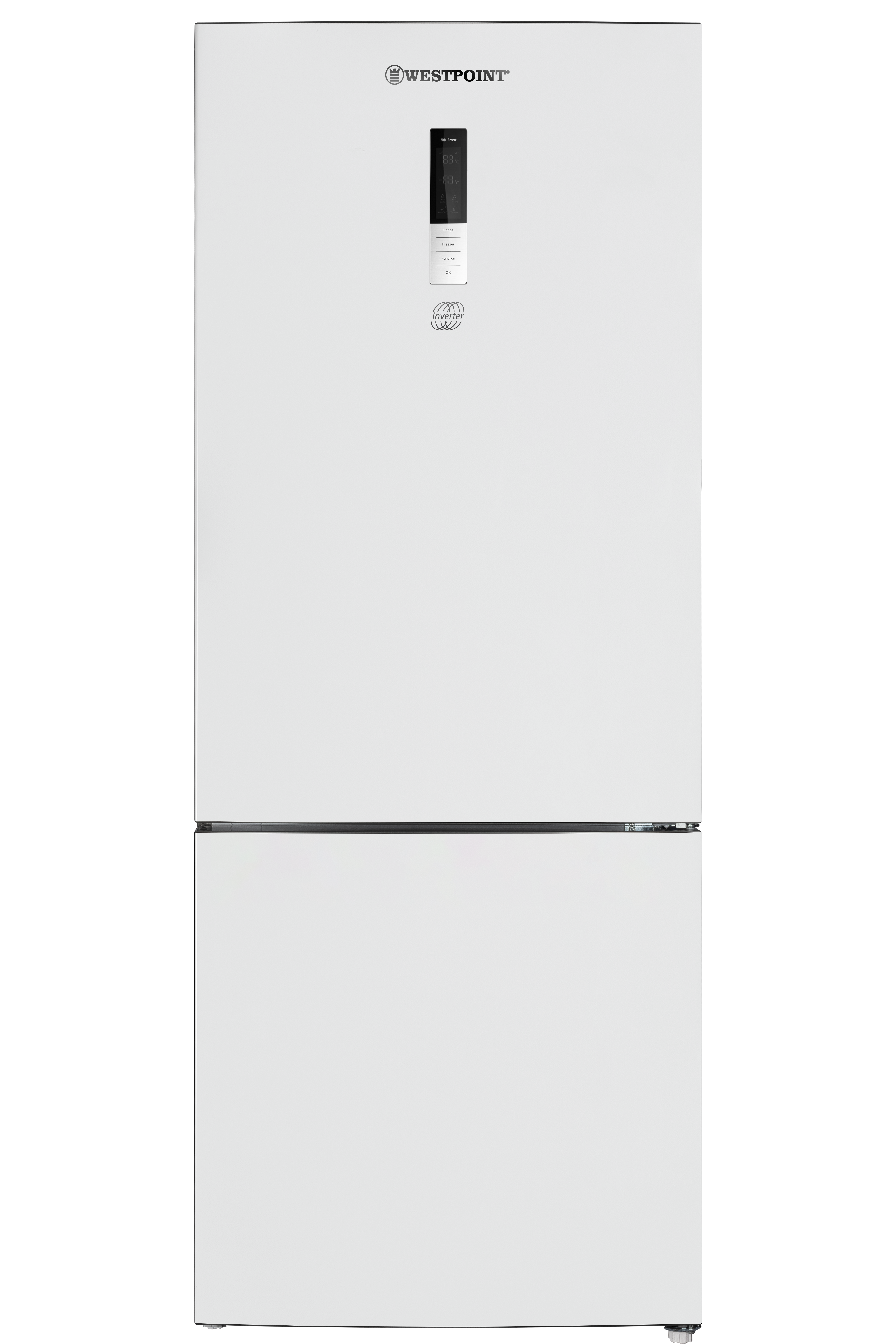FRIDGE WESTPOINT WCNN-48E20-ED WHITE 185.5X70.3X703.3 CM