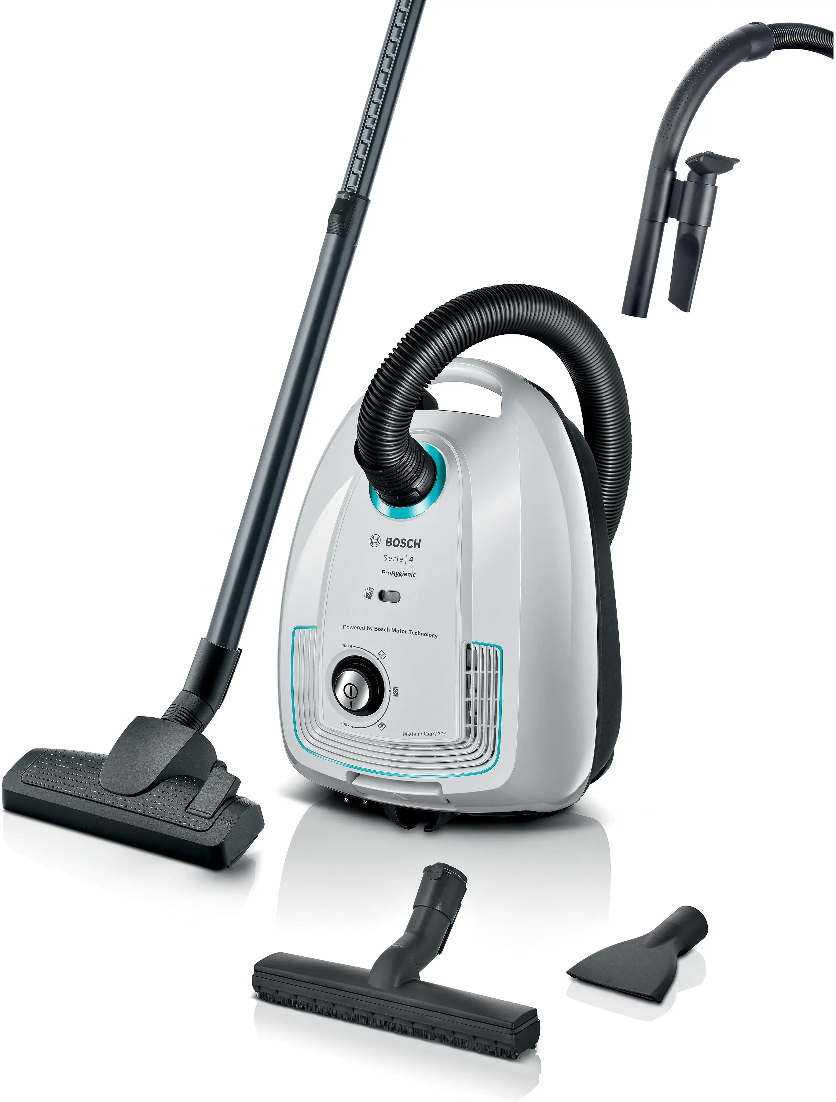 BOSCH BGB38HYG1 600 W Bagged Vacuum Cleaner 4 L, White
