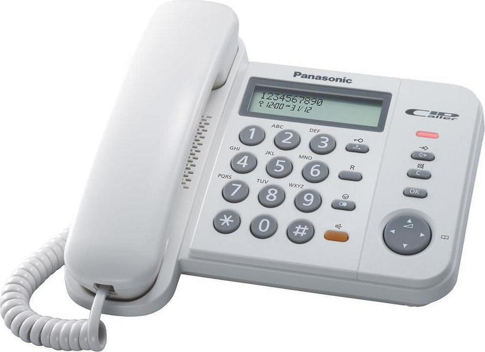 PANASONIC KX-TS580 corded phone, white