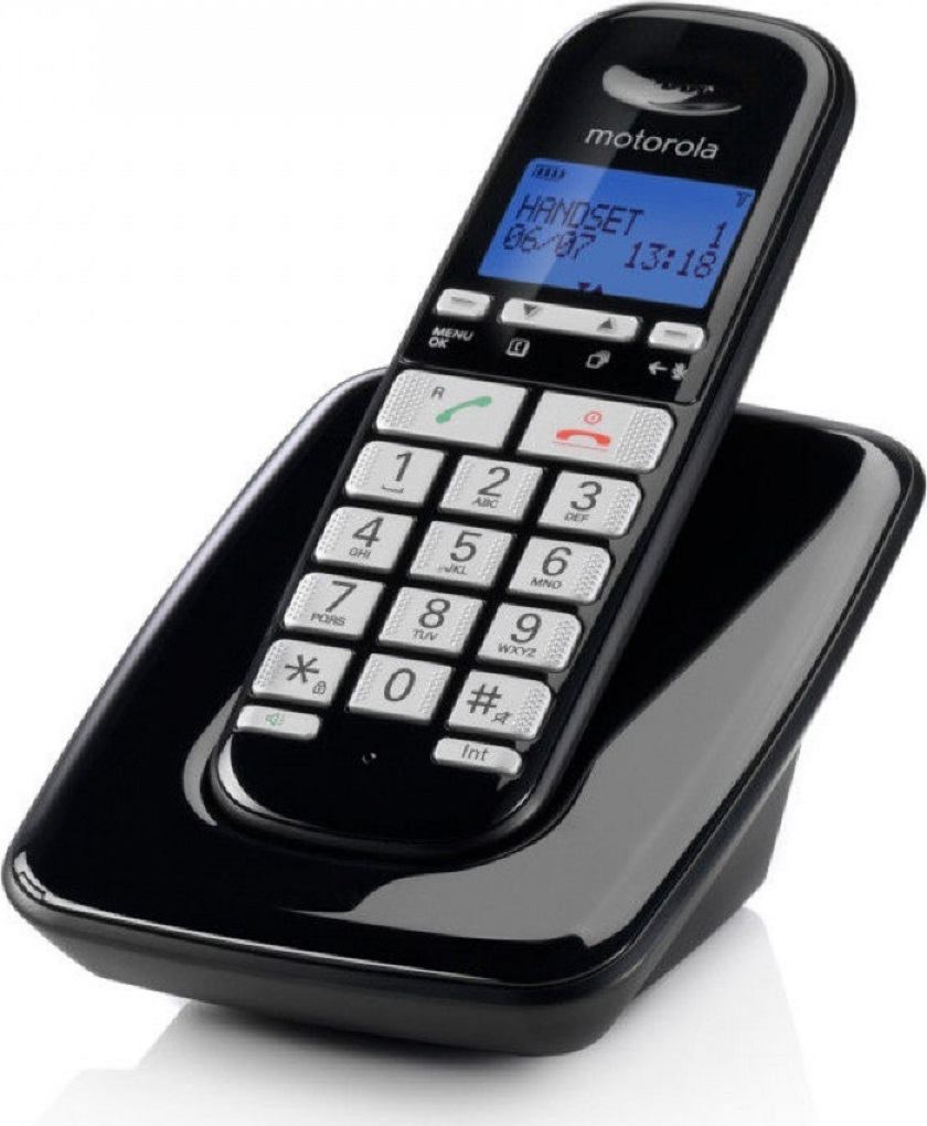 Motorola S3001 Ασύρματο Τηλέφωνο για Ηλικιωμένους με Aνοιχτή Aκρόαση