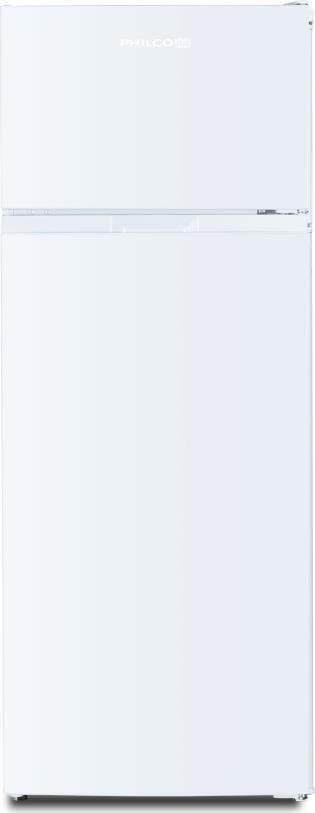 Philco PRD-222 WE Ψυγείο Δίπορτο Υ143xΠ55xΒ56εκ. Λευκό , 3 Years Quarantee