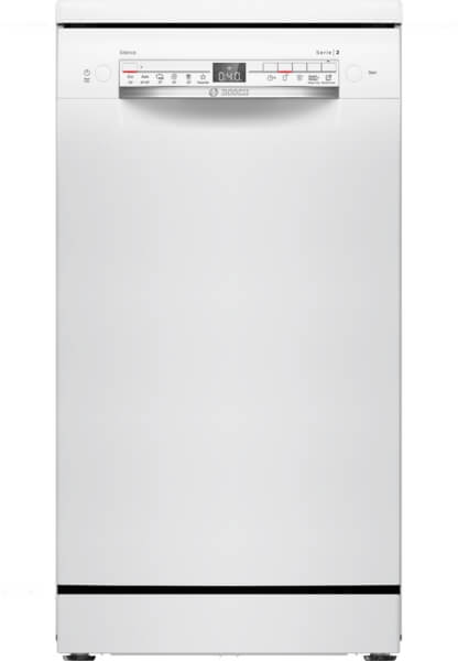 BOSCH Series 2, Freestanding dishwasher, 45 cm, White, SPS2HKW55E