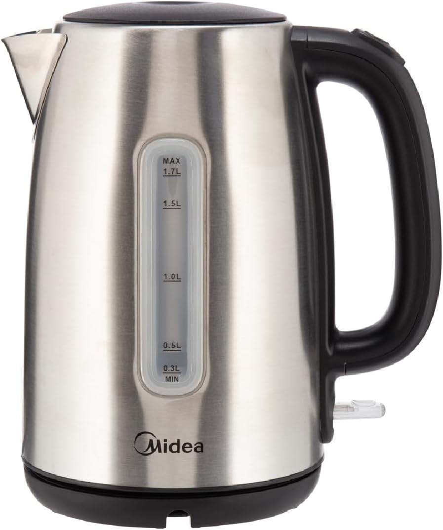 Midea Electric Kettle, 1850-2200W Power, 1.7L MK17S30D2 INOX