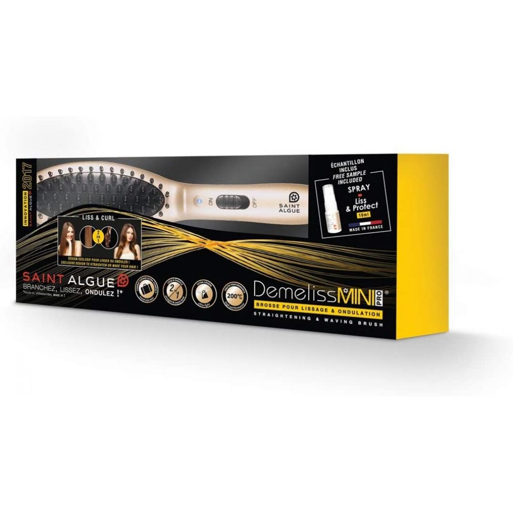 SAINT ALGUE DEMELISS MINI PRO STRAIGHTENING/WAVING BRUSH 3913 (SA-172)