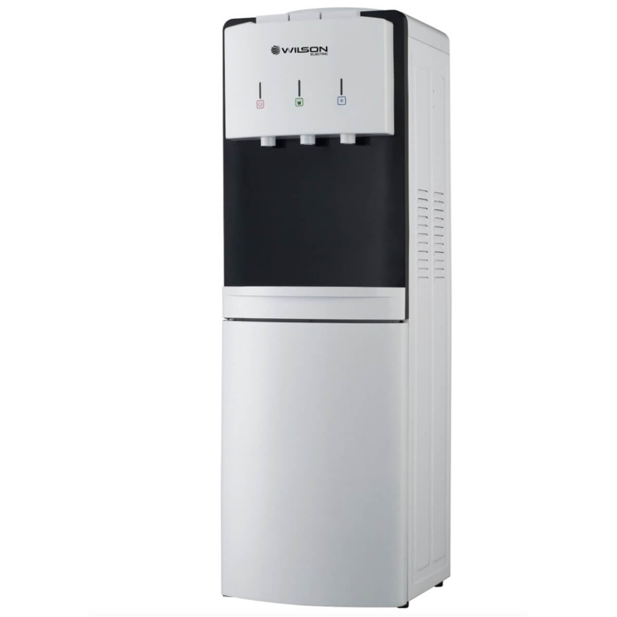 WILSON WWDFSR35B.UK Water Dispenser with with Fridge Cabinet, Black / White