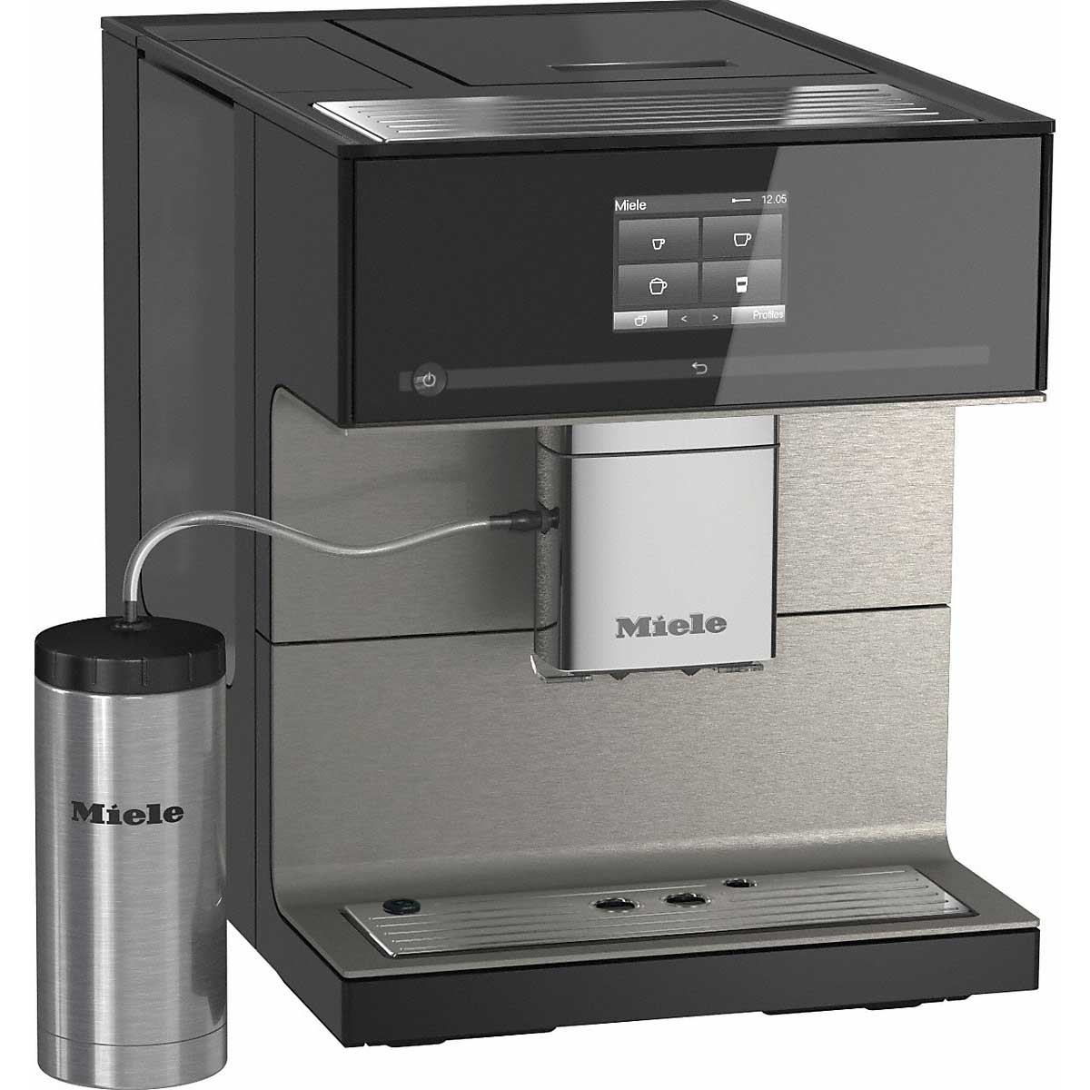 MIELE CM7550 fully automatic coffee maker, black Obsidian, 11025300