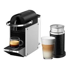 Pixie Capsule Coffee Machine with Aeroccino EN127.SAE