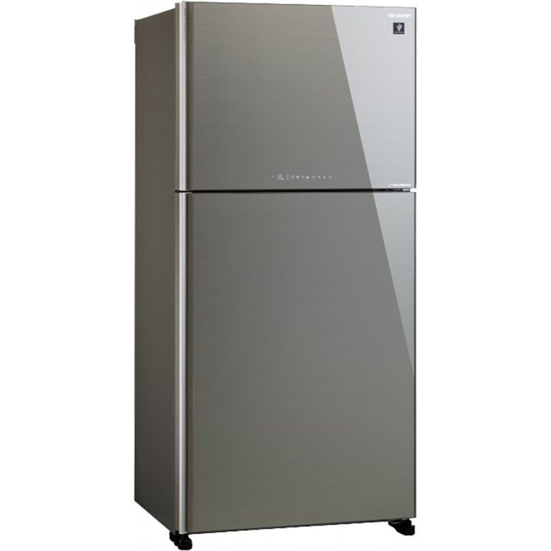 Sharp SJ-XG690GSL Free standing Fridge Freezer, H x W x D = 187 x 82 x 74 cm with handles