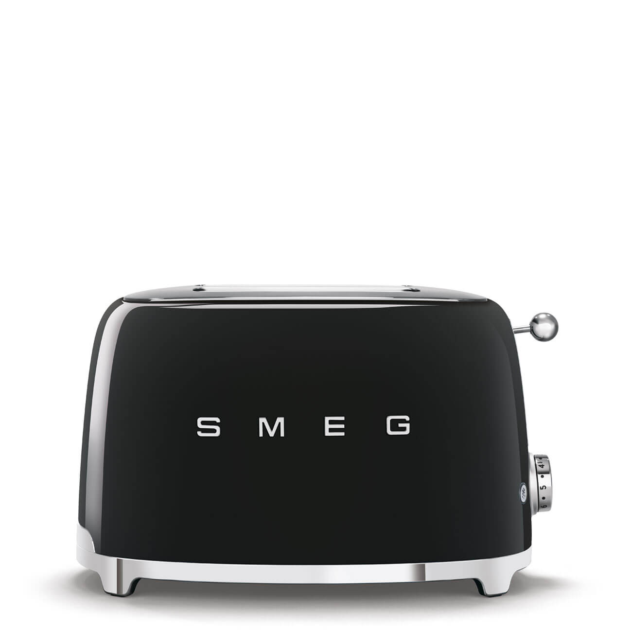 Black Glossy toaster 2‑slice, 2‑slot toaster 50's Style aesthetic TSF01BLEU