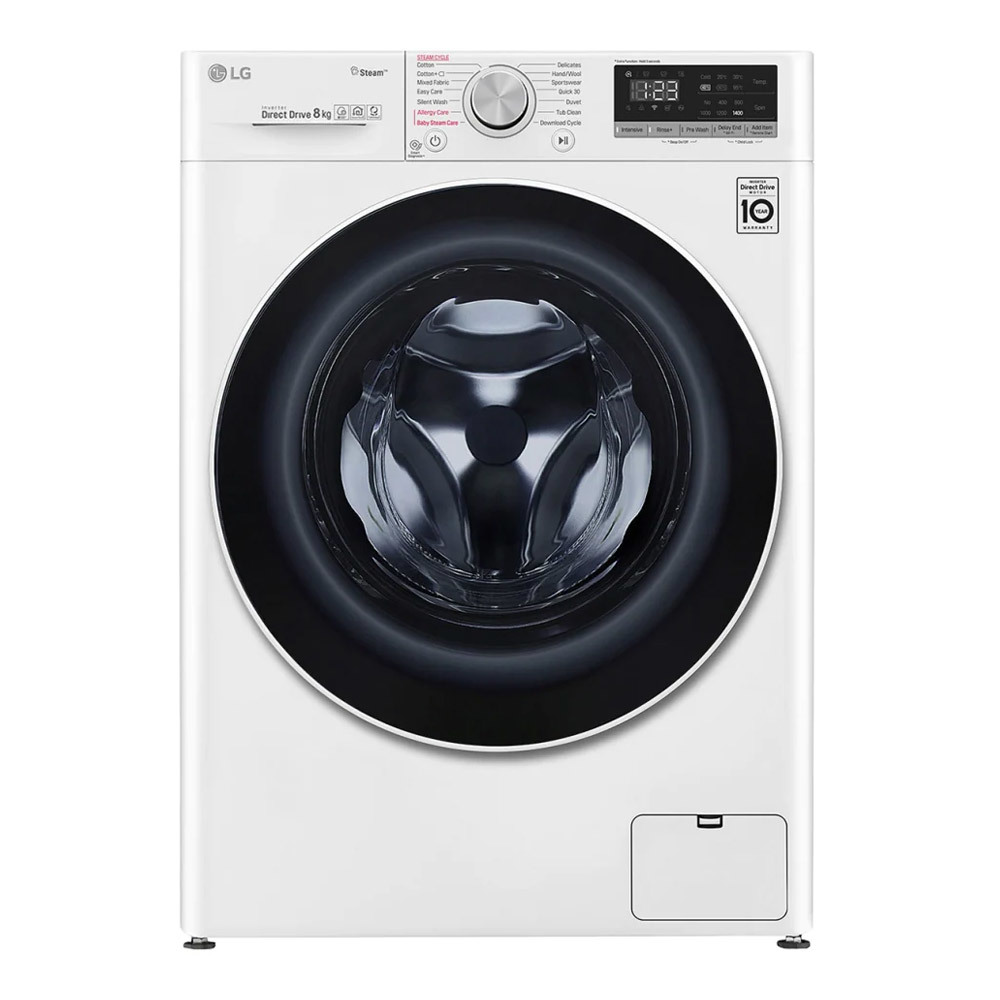 LG F4WV508S0E Free Standing Washing Machine 8KG, 1400rpm, 5 Years Guarantee & 10 on the motor