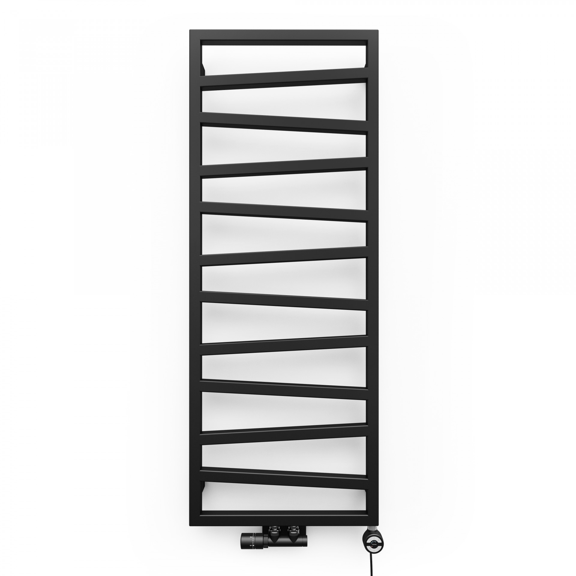 TERMA ZIG TOWER RAIL BLACK 133x50cm 2051