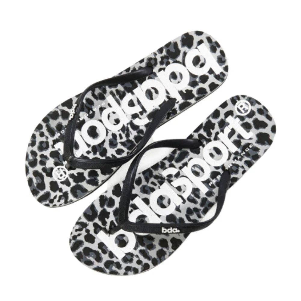 BODY ACTION WOMEN'S SUMMER BEACH FLIP FLOPS (091301-DKGREY)