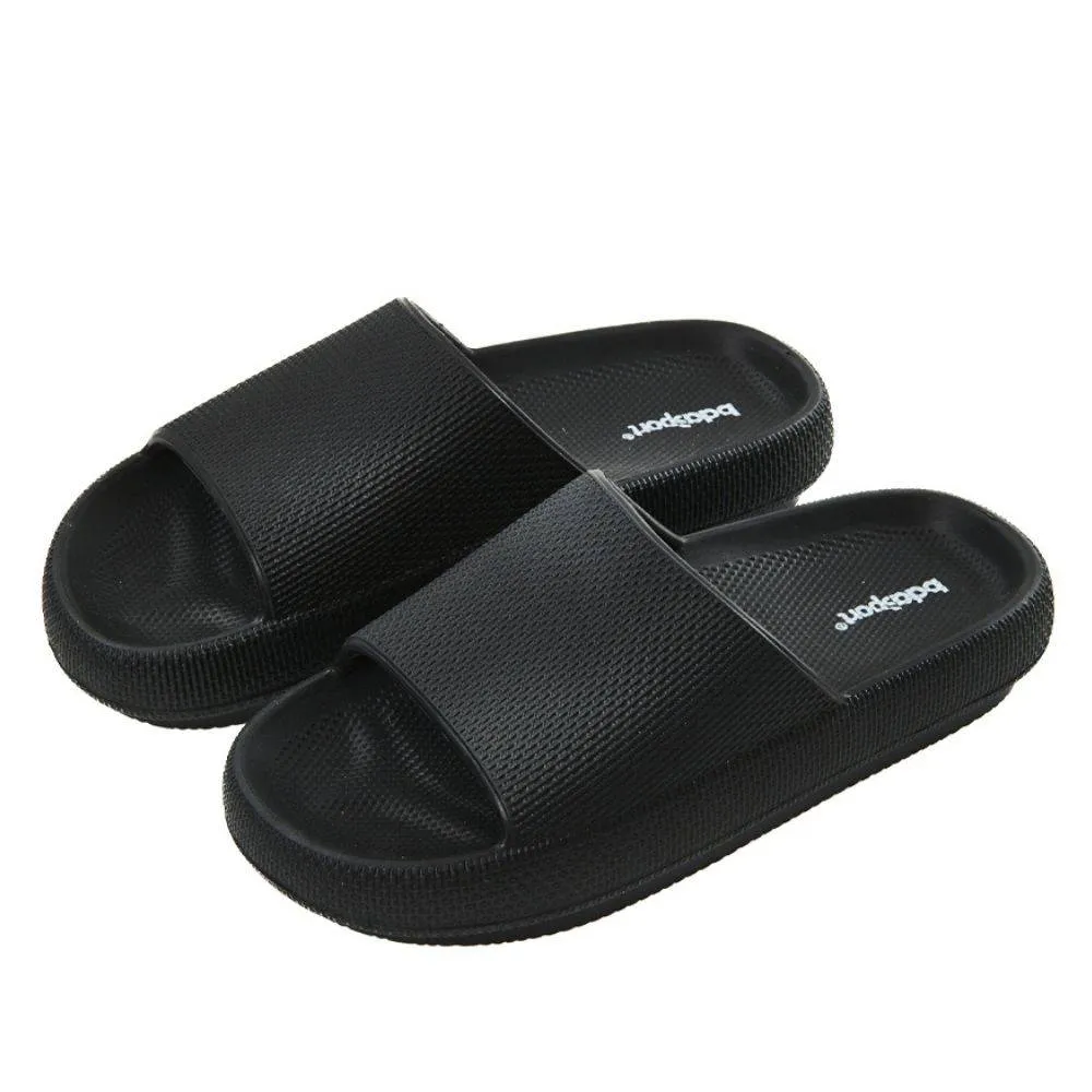 BODY ACTION UNISEX POOL SLIDES (093507-01-BLACK)