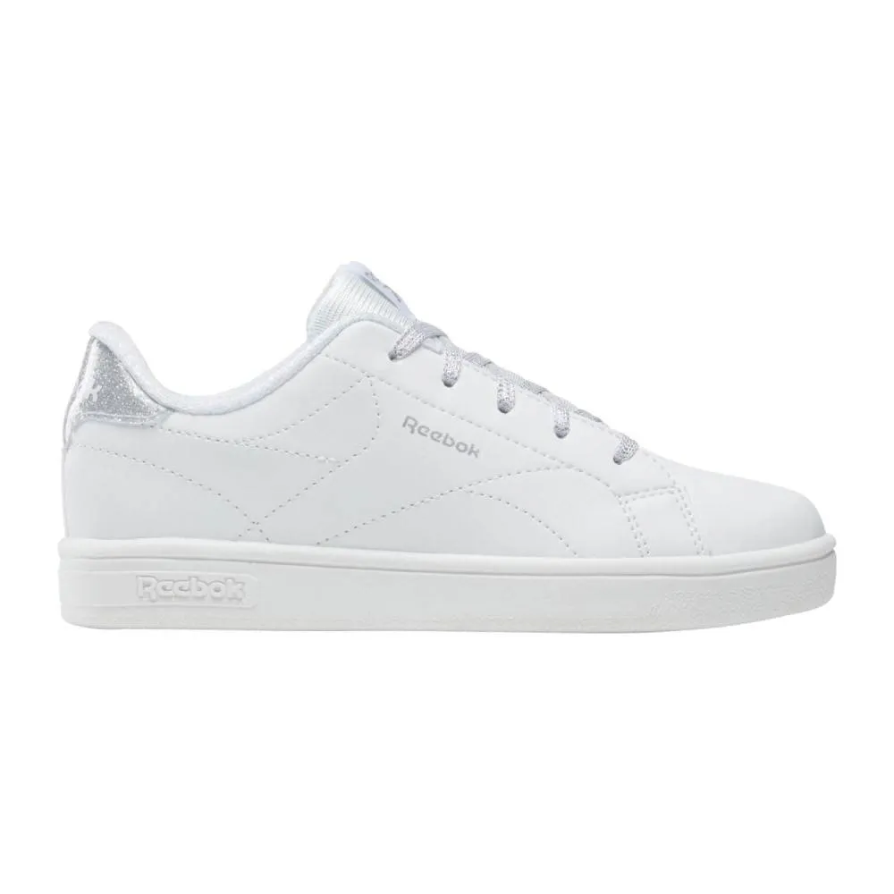 REEBOK JUNIOR GIRLS COURT CLEAN HOOK & LOO SHOES (100233914)