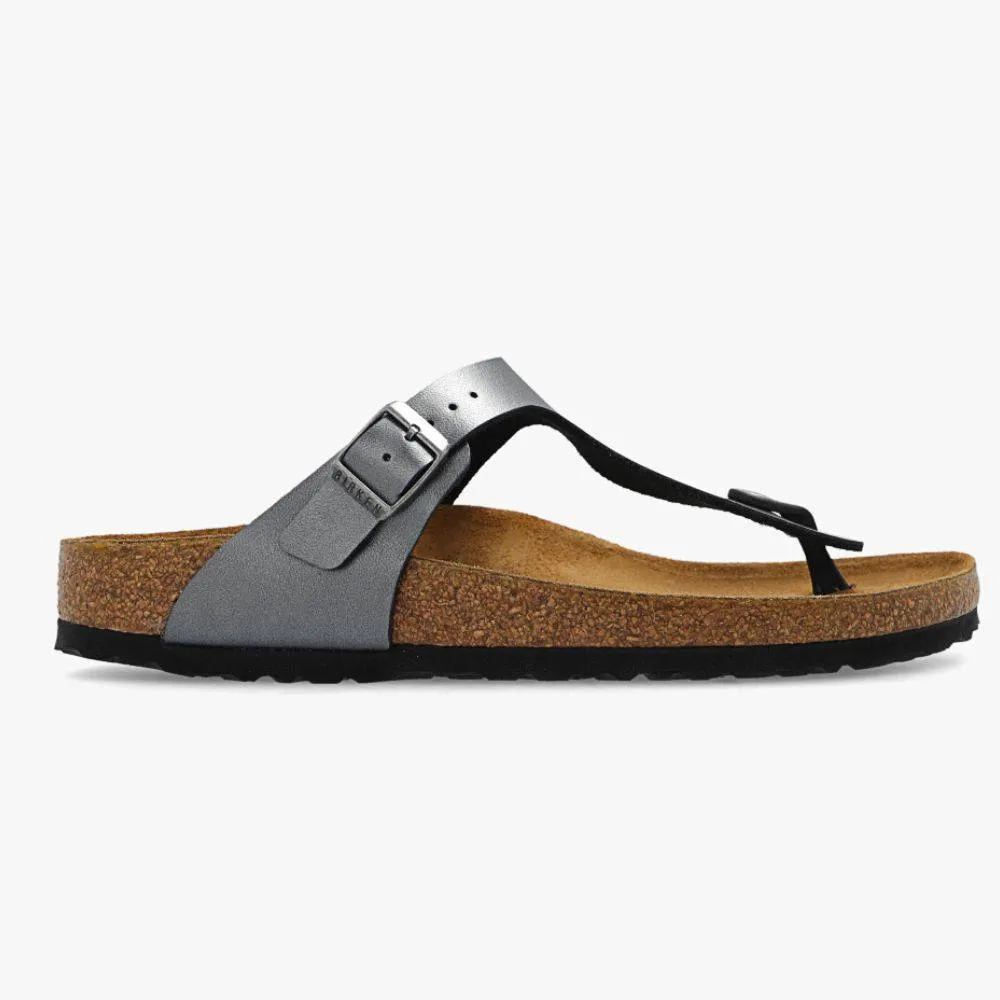 BIRKENSTOCK GIZEH BIRKO-FLOR METALLIC NARROW (1021457)