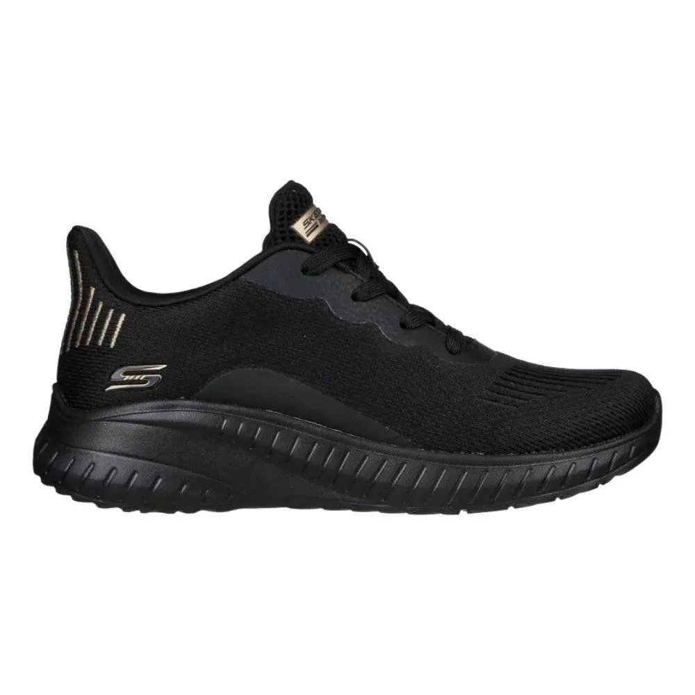 SKECHERS BOBS SQUAD CHAOS WOMENS SHOES (117225-BBK)