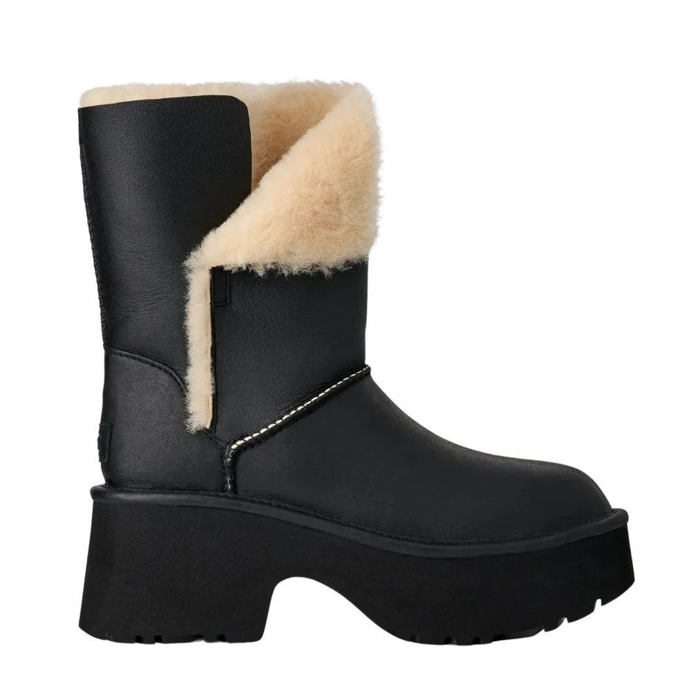 UGG NEW HEIGHTS CUFF LTHR (1172590-BLK)