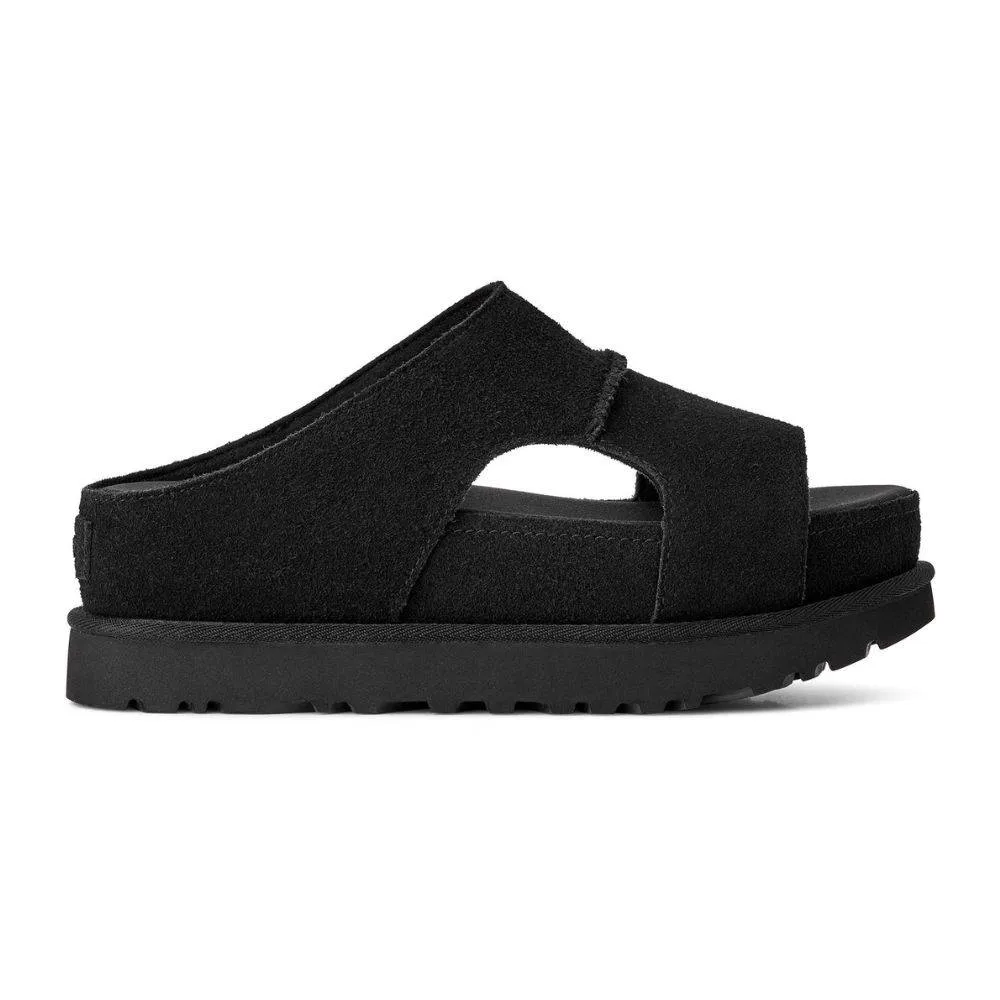 UGG GOLDENSTAR HI CUTOUT SLIDE (1175132-BLK)