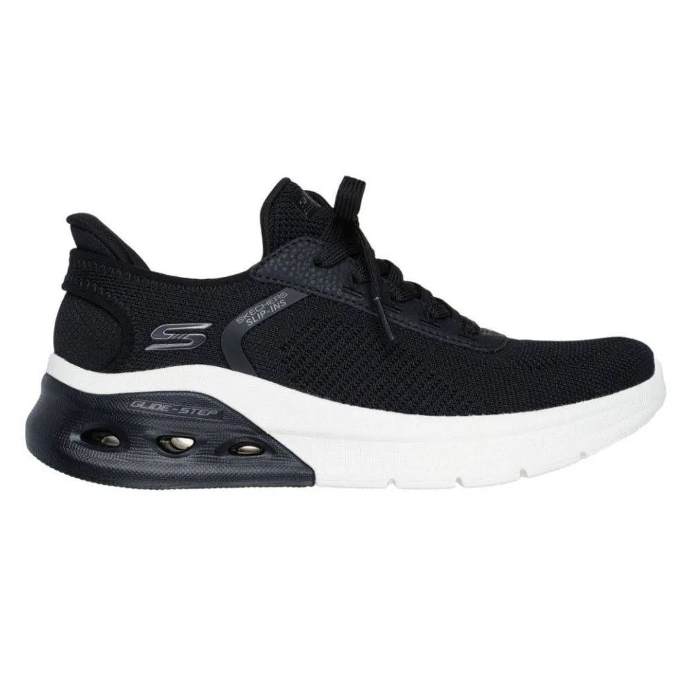 SKECHERS SLIP-INS: BOBS ARC WAVES 2.0 GLIDE STEP (117638-BLK)