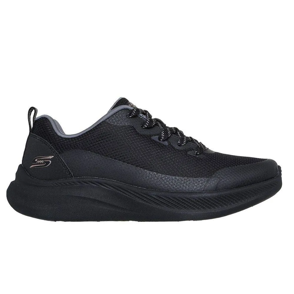 SKECHERS BOBS MODA FLEX MESH LACE UP WOMENS SHOES (117730-BBK)