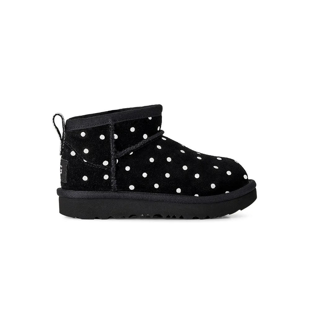 UGG CLASSIC ULTRA MINI SHINY DOTS (1180422T-BLK)