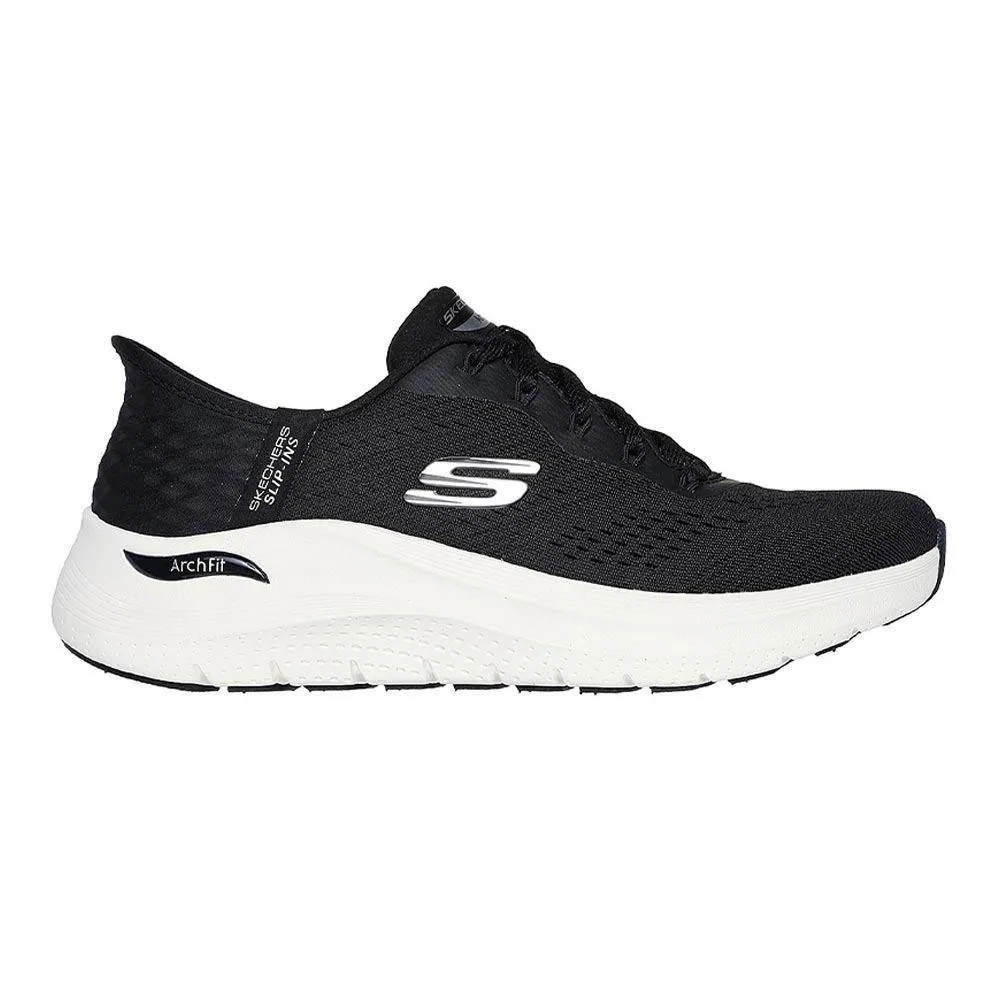 SKECHERS ARCH FIT 2.0: EASY CHIC WOMENS SHOES (150066-BLK)