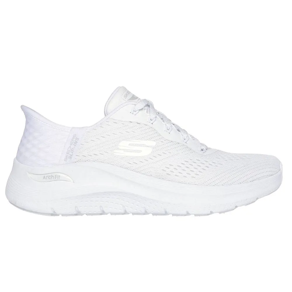 SKECHERS ARCH FIT 2.0: EASY CHIC WOMENS SHOES (150066-WHT)