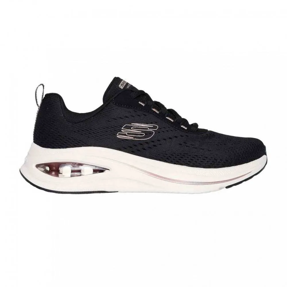 SKECHERS SKECH-AIR META - NEUTRAL AIR WOMENS SHOES (150074-BKRG)