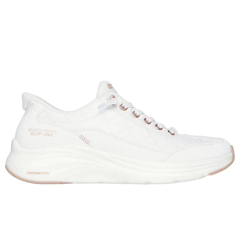 SKECHERS SLIP-INS: CONTOUR FOAM - COZY FIT GOLDEN HOUR WOMENS SHOES (150413-WTRG)