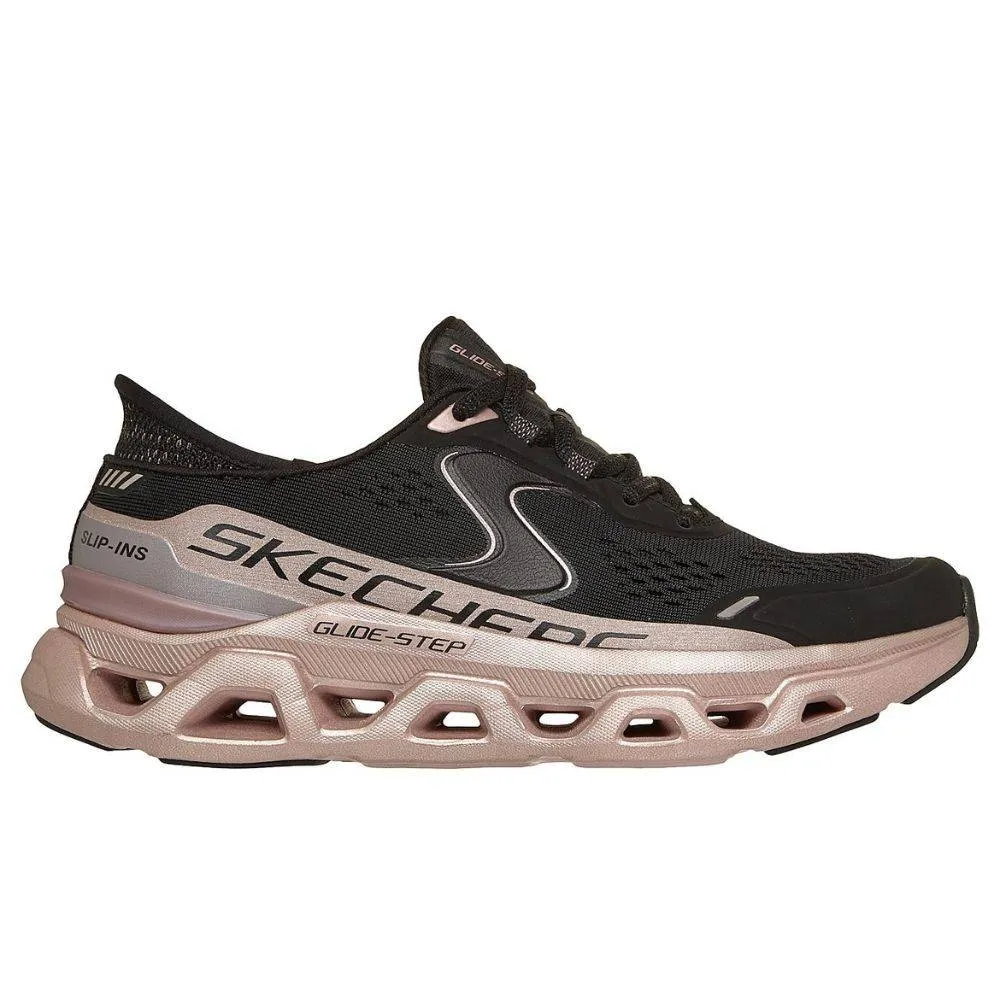 SKECHERS SLIP-INS: GLIDE-STEP ALTUS - STARLIGHT SHINE WOMENS SHOES (150514-BKRG)