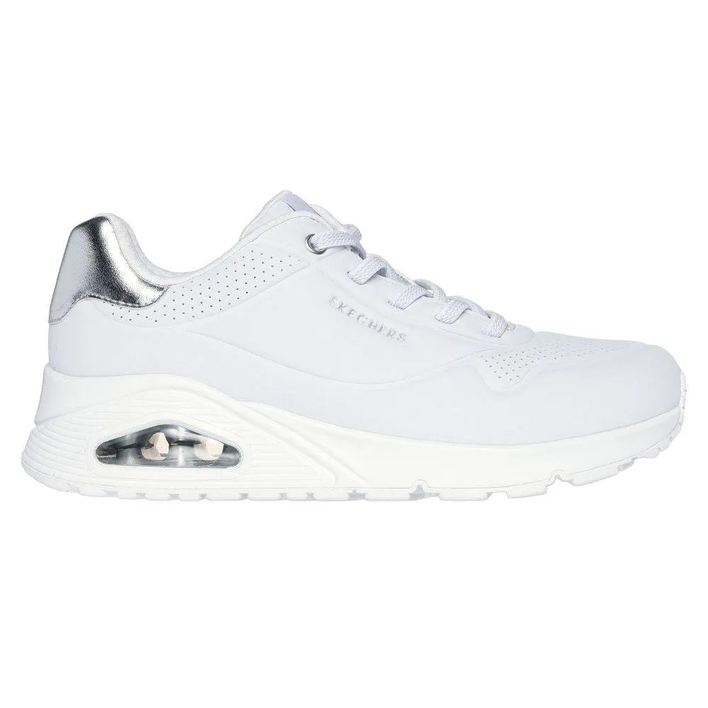 SKECHERS WOMENS SHIMMER AWAY SNEAKERS (155196-WSL)