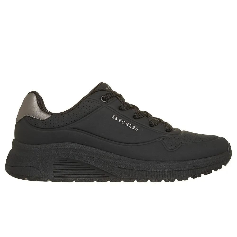 SKECHERS UNO LITE 2 WOMENS DURABUCK METALLIC (190265-BBK)
