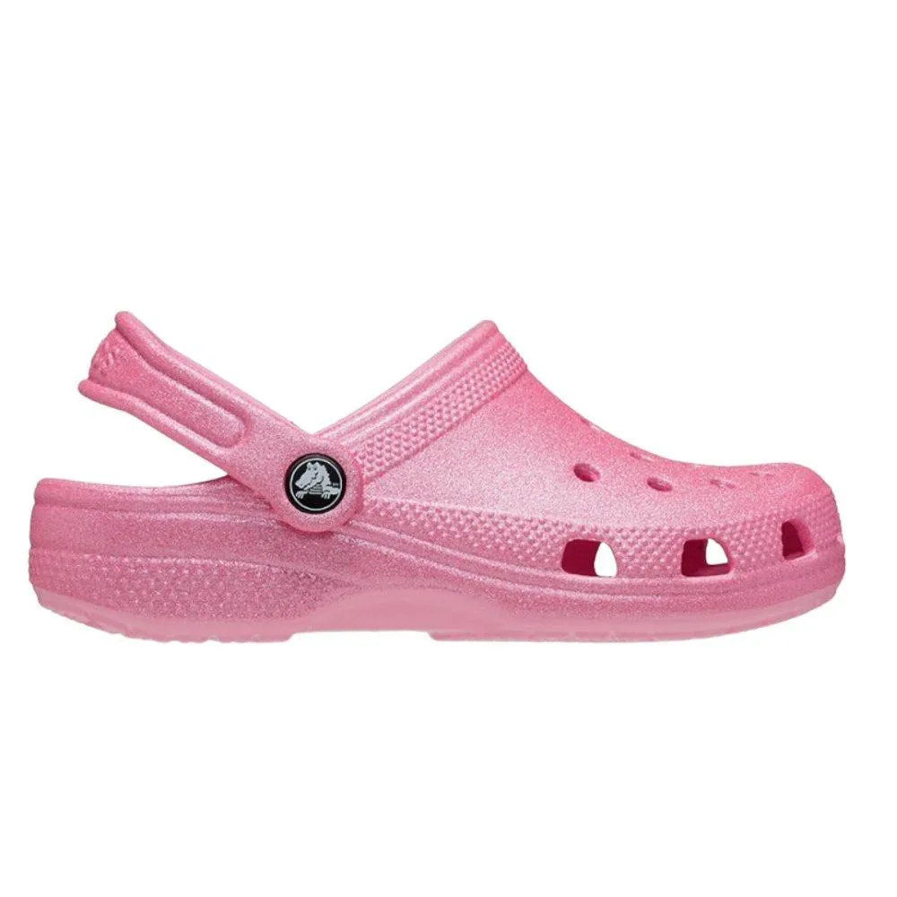 CROCS TODDLERS' CLASSIC GLITTER CLOG (206992-6XE)