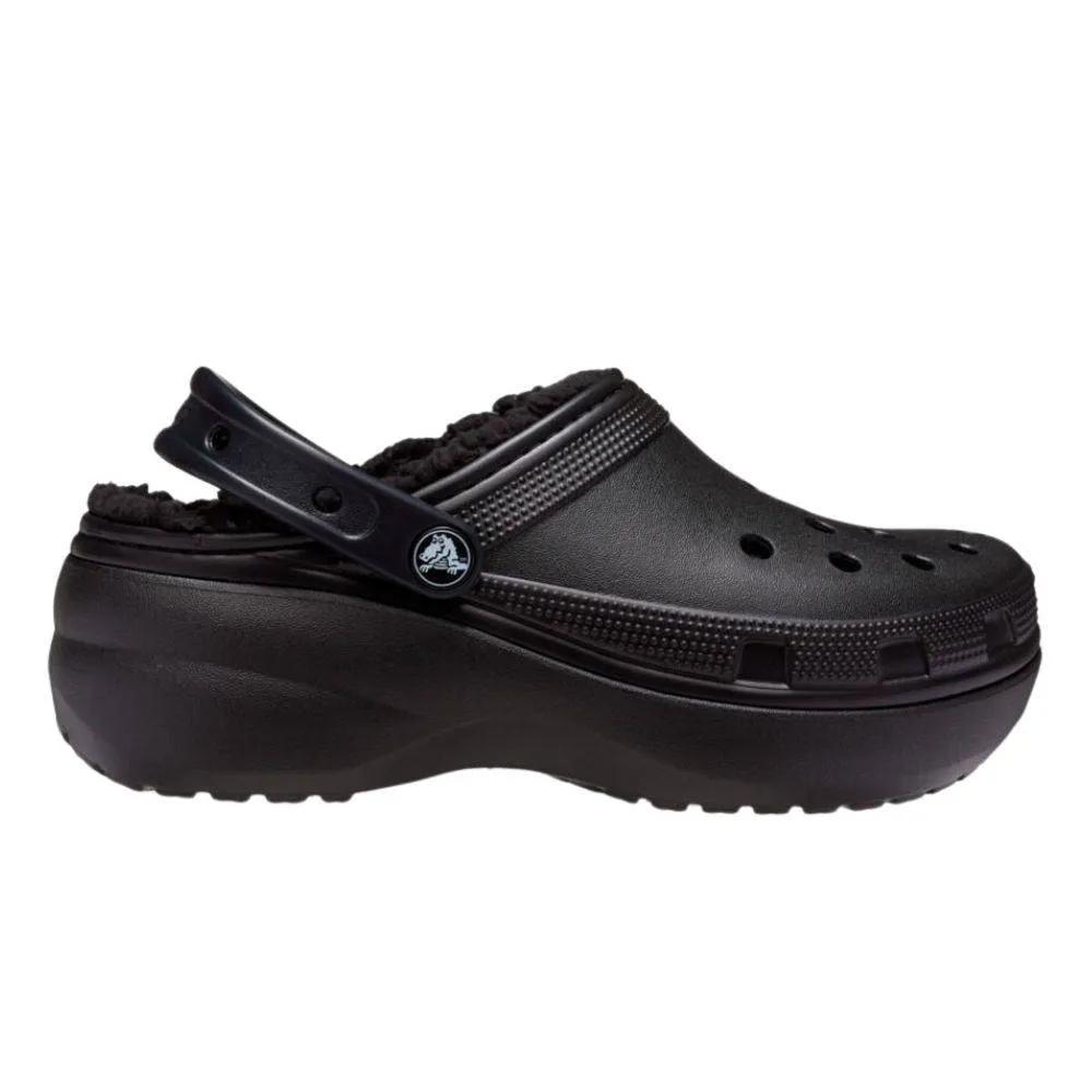CROCS CLASSIC PLATFORM LINED CLOG W (207938-001)