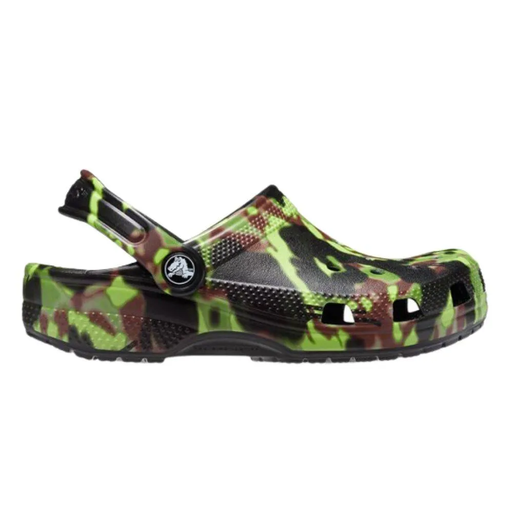 CROCS CLASSIC SPRAY CAMO TODDLERS CLOG (208304-001)