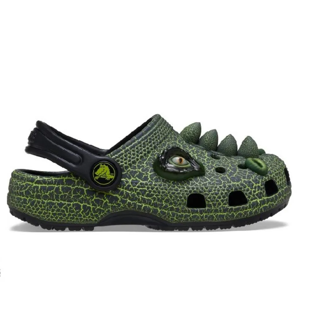 CROCS CLASSIC IAM SCARY DINO CLOG T (211372-001)