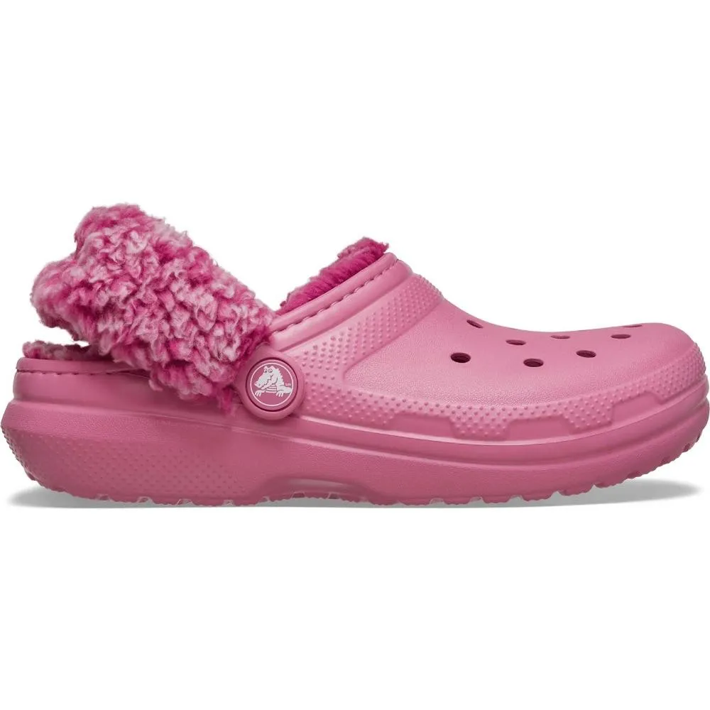 CROCS TODDLER CLASSIC FLEECE LINED CLOG (212857-1BE)