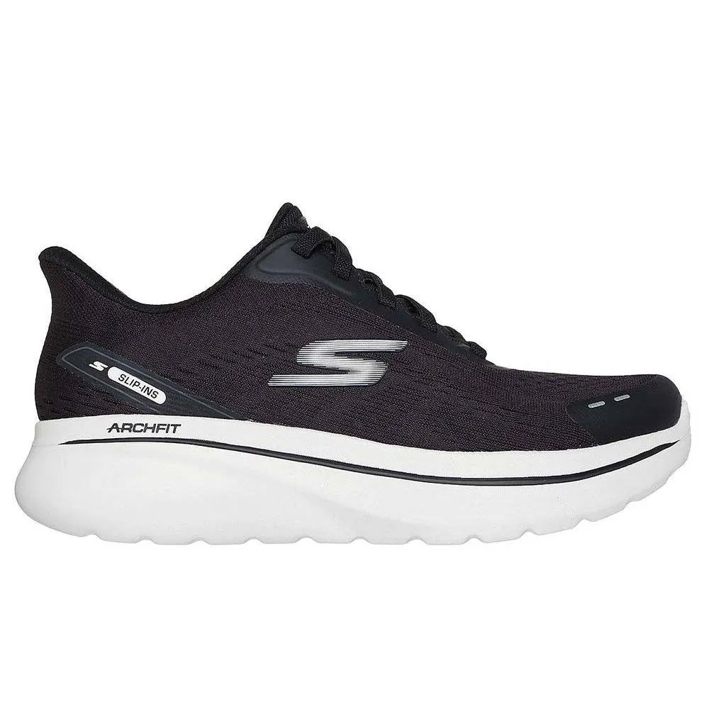 SKECHERS GO WALK ARCH FIT N-JOY: NOBEND MENS SHOES (217075-BKW)