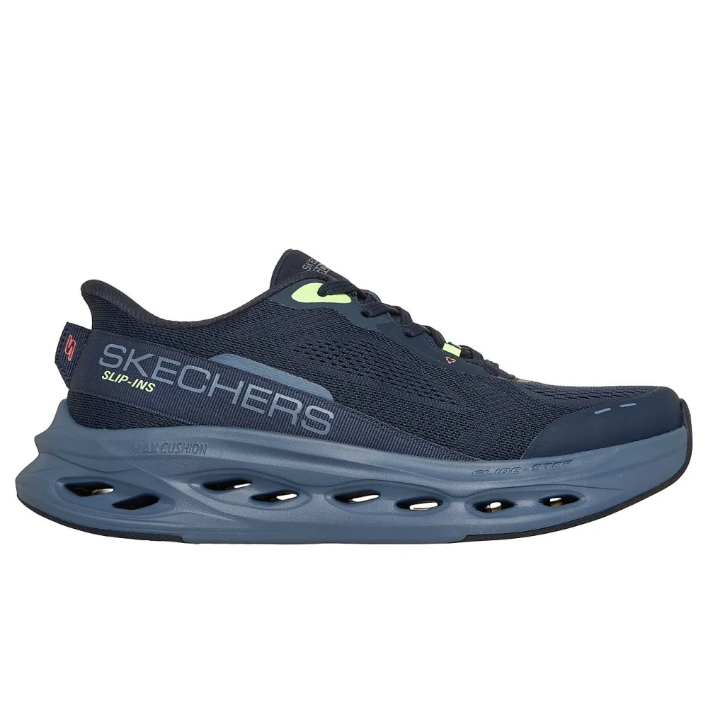 SKECHERS MENS ADVERT MAX CUSHIONING GLIDE-STEP (220421-NVMT)