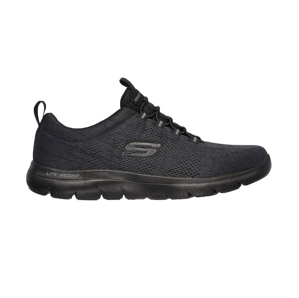 SKECHERS SUMMITS WALKING SHOES MENS (232186-BBK)