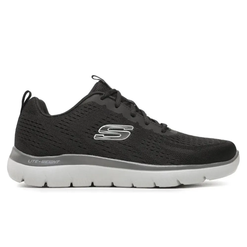 MENS SUMMITS ENGINEERED MESH LACE-UP W/ MEMORY FOAM (232395-BKCC)