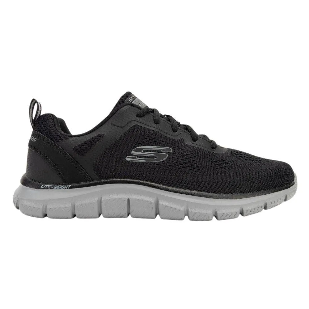 SKECHERS TRACK: BROADER MENS SHOES (232698-BKCC)