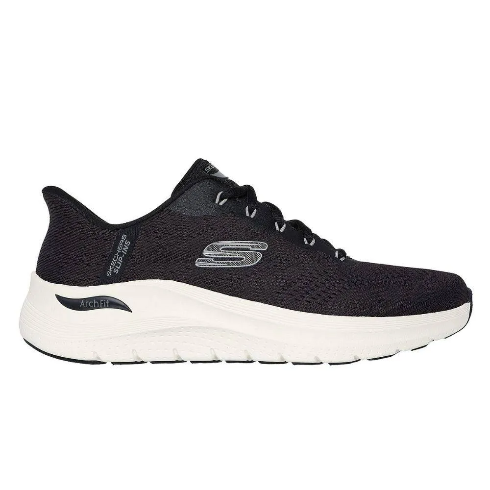 SKECHERS SLIP-INS: ARCH FIT 2.0 ENGINEERED MESH LACE UP MENS SHOES (232712-BLK)