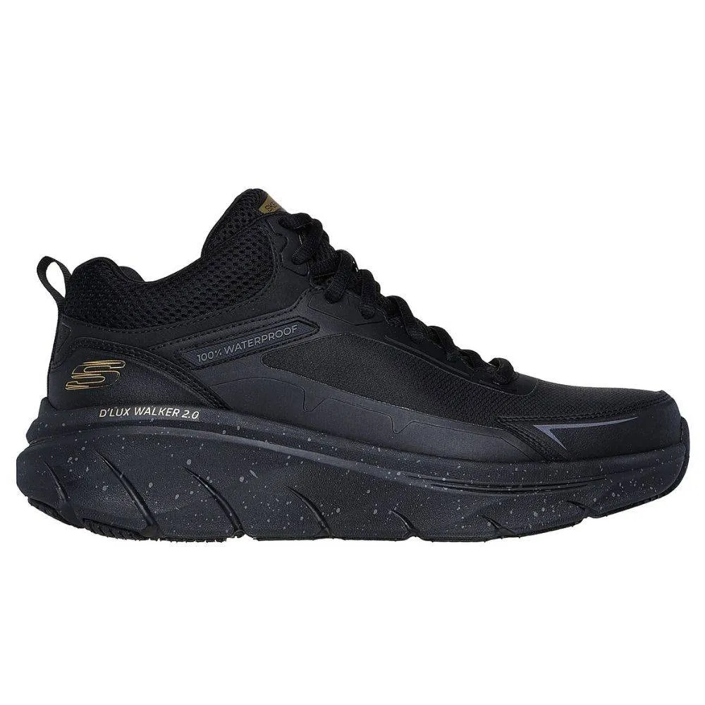 SKECHERS MEN'S RELAXED FIT: D'LUX WALKER 2.0 - 100% WATERPROOF (232953-BBK)