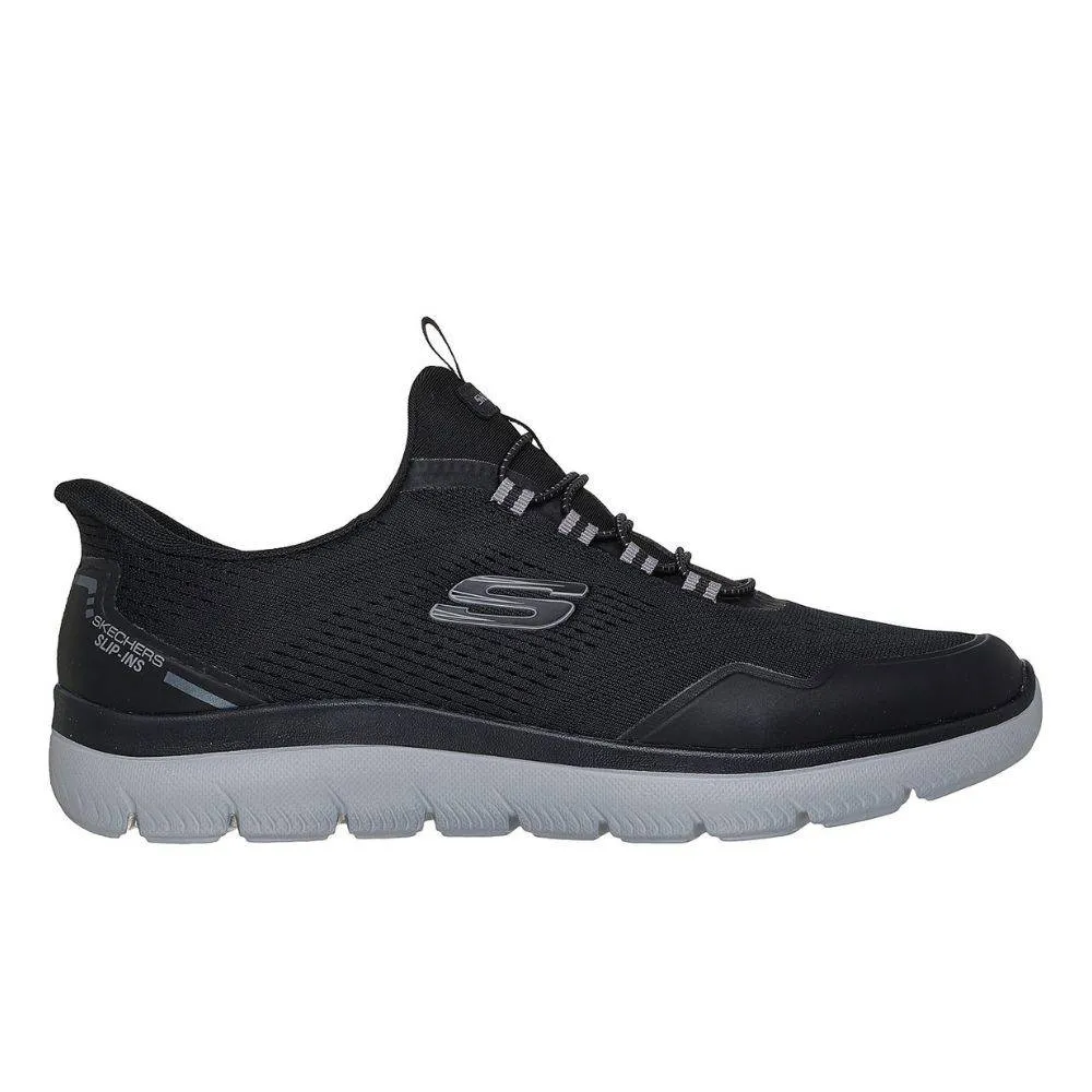 SKECHERS SLIP-INS SUMMITS MEMORY FOAM MENS SHOES (233045-BKCC)