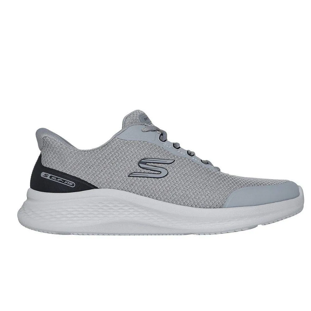SKECHERS SKECH-LITE PRO 2.0 - SLIP-INS MESH MENS LACE UP SNEAKER (233183-GYBK)