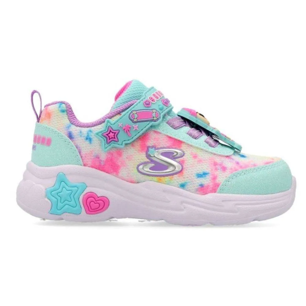 SKECHERS SNUGGLE SNEAKS - SKECH SQUAD INFANT GIRLS (302214N-MTMT)