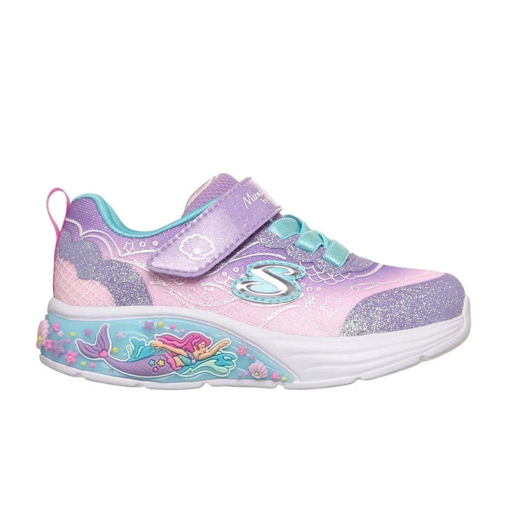 SKECHERS MY DREAMERS - LIL MERMAID INFANT GIRLS LIGHTS SHOES (303061N-LVMT)