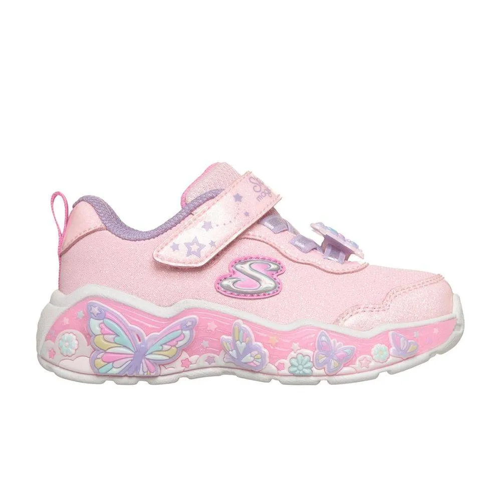 SKECHERS S-LIGHTS: LIL BUTTERFLY BLISS INFANT GIRLS SHOES (303066N-LPMT)