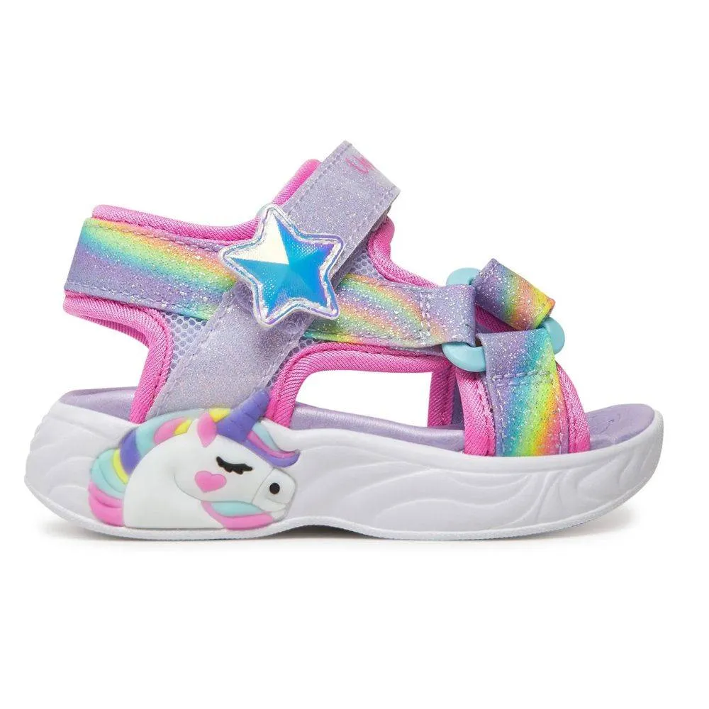 SKECHERS UNICORN DREAMS - LIGHTS SANDAL (303107N-LVMT)